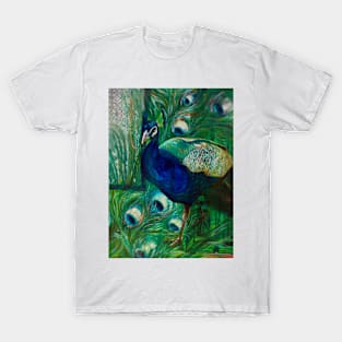 Peacock and the Green Door T-Shirt